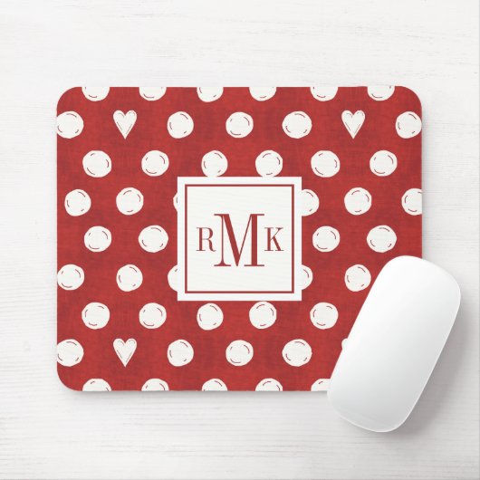 Bauernhof-Schritt des Monogramm-| Otomi Mousepad (Mit Mouse)