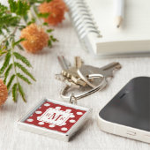 Bauernhof-Schritt des Monogramm-| Otomi Schlüsselanhänger (Seite)