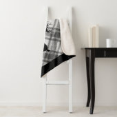 Bauernhof Schwarz-weiß Buffalo Karierte Hirschschs Sherpadecke (Beispiel)