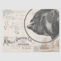 Bauernhof Schweinefleischteppich Geschenkpapier Wr