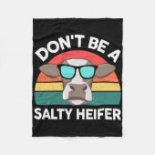 Bauernhof - Seien Sie keine salzigen Weibchen, Män Fleecedecke (Vorderseite)