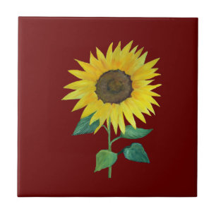 Bauernhof Sonnenblume Fliese