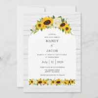 Bauernhof Sonnenblume Rustikale Hochzeit