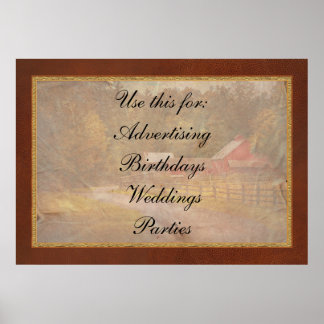 Bauernhof - Stall - Landreisen Poster