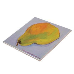 Bauernhof-Stand-frische Birne Trivet Fliese