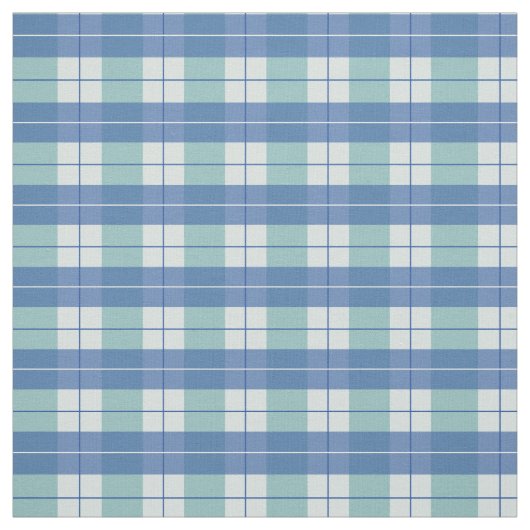 Bauernhof Summer Blue Checked Gingham Kariert Stoff (Muster)