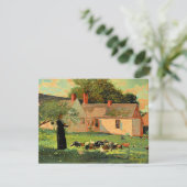 Bauernhof Szene, berühmtes Kunstwerk von Winslow H Karte (Stehend Vorderseite)