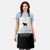 Bauernhof Tier COW Schürze (Getragen)