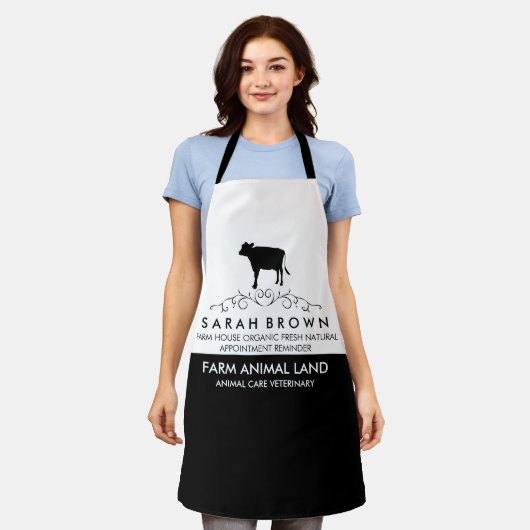Bauernhof Tier COW Schürze (Getragen)