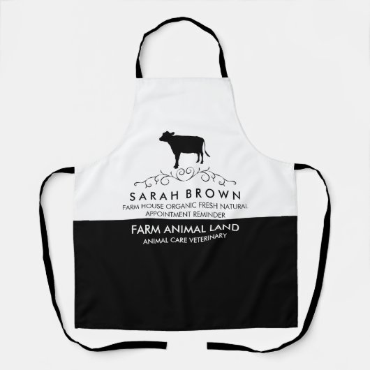 Bauernhof Tier COW Schürze (Vorderseite)