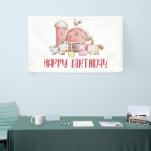 Bauernhof-Tier- und Scheunen-Geburtstag Banner (Messeveranstaltung)