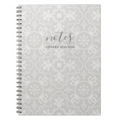 Bauernhof Tile Muster Notes - KANN FARBE AUSWÄHLEN Notizblock (Vorderseite)