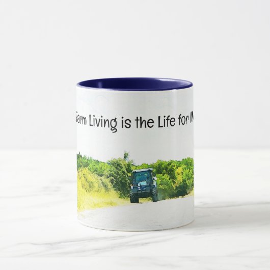 Bauernhof Traktor Art Farm Living Cup Tasse (Zentrum)