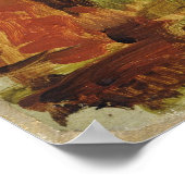 Bauernhof unter Bäumen Poster (Ecke)