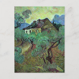 Bauernhof Unter den Olivenbäumen Van Gogh Postkarte