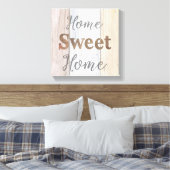 Bauernhof VI | Zuhause Sweet Zuhause Leinwanddruck (Insitu (Schlafzimmer))