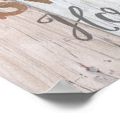 Bauernhof VI | Zuhause Sweet Zuhause Poster (Ecke)