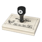 Bauernhof Vintag Eierkarton Briefmarke Gummistempel (Stempel)