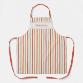 Bauernhof Vintag gestreift Schürze (Vorderseite)