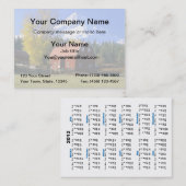 Bauernhof-Visitenkarte Visitenkarte (Vorne/Hinten)