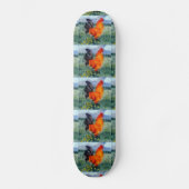 Bauernhof-Vogel-Hahn-Hühner Skateboard (Vorderseite)