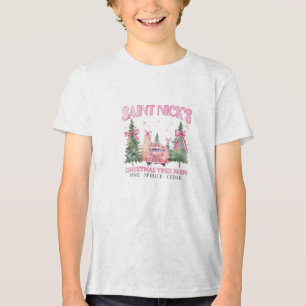 ‚Bauernhof von Saint-Nick‘ Tri-Blend Shirt