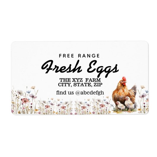 Bauernhof Wasserfarben Eierkarton (Vorne)