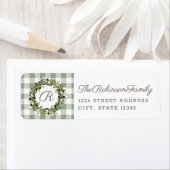 Bauernhof Weihnachten Cotton Wreath Holiday Adress (Insitu)