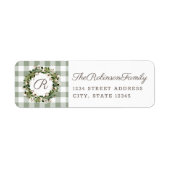 Bauernhof Weihnachten Cotton Wreath Holiday Adress (Vorne)