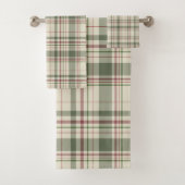 Bauernhof Weihnachten Kariert Badhandtuch Set (Insitu)