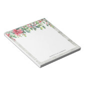 Bauernhof Weihnachten Mistletoe Personalisiert Notizblock (angewinkelt)