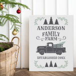 Bauernhof Weihnachtsbaum Familienfarm Personalisie Künstlicher Leinwanddruck<br><div class="desc">Genießen Sie den Weihnachtsgeist auf Ihrem Familienbetrieb mit diesem charmanten personalisierten Leinwand. Dieses Kunstwerk mit einem malerischen Bauernhaus, das mit einem bunten Weihnachtsbaum geschmückt ist, verleiht Ihrer Feriendekoration eine Touch von Wärme und Nostalgie. Personalisieren Sie mit Ihrem Familiennamen, um ein einzigartiges und geschätztes Ziel für die kommenden Generationen zu schaffen....</div>