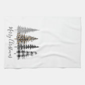 Bauernhof Weihnachtsbaum Geschirrtuch (Horizontal)