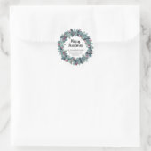 Bauernhof Weihnachtsweih Klassischer Rundsticker Runder Aufkleber (Tasche)