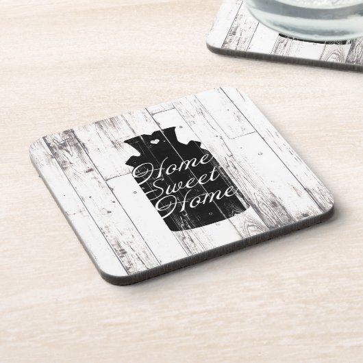 Bauernhof Weißholz Rustikaler Milchsaft Zuhause Sü Untersetzer (Linke Seite)