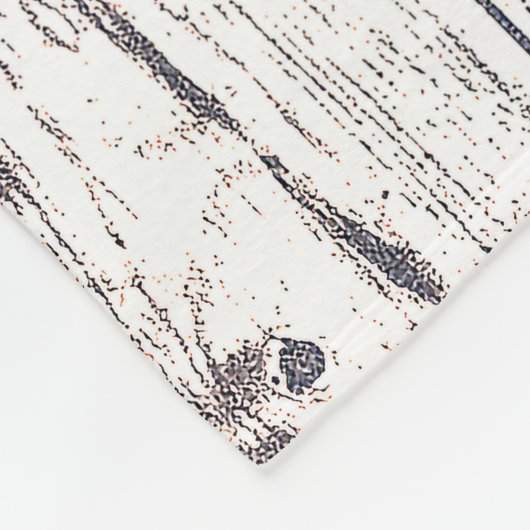 Bauernhof Weißholz Rustikales Milchjug Zuhause Swe Fleecedecke (Ecke)