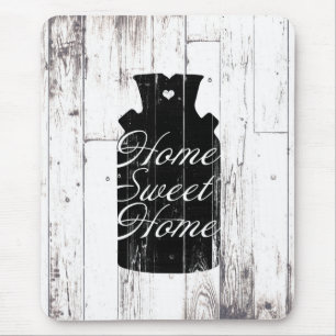 Bauernhof Weißholz Rustikales Milchjug Zuhause Swe Mousepad