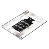 Bauernhof Weißholz Rustikales Milchjug Zuhause Swe Notizblock (Linke Seite)