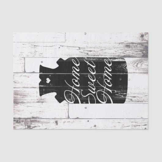 Bauernhof Weißholz Rustikales Milchjug Zuhause Swe Seidenpapier (Vorderseite)