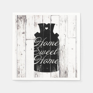 Bauernhof Weißholz Rustikales Milchjug Zuhause Swe Serviette