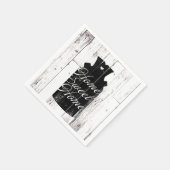 Bauernhof Weißholz Rustikales Milchjug Zuhause Swe Serviette (Ecke)