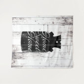 Bauernhof Weißholz Rustikales Milchjug Zuhause Swe Wandteppich (Vorderseite (Horizontal))