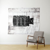 Bauernhof Weißholz Rustikales Milchjug Zuhause Swe Wandteppich (Beispiel (Horizontal))