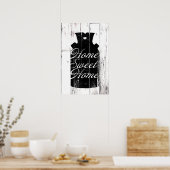 Bauernhof Weißholz Rustikales Milchjug Zuhause Wal Poster (Küche)