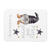 Bauernhof Winter Wasserfarbengenom zu Weihnachten Magnet (Horizontal)