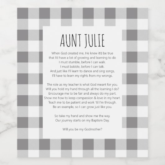 Bauernhof wird mein Mutterweinlabel sein Weinetikett (Einzelnes Label)