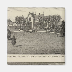 Bauernhof, Wohnsitz und Geschäftsblock, Girard, K Magnet