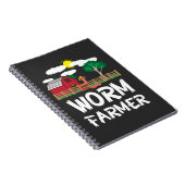 Bauernhof-Wurm, der die Landwirtschaft - Notizblock (Rechte Seite)