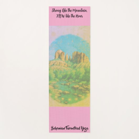 Bauernhof-Yoga-Matte Yogamatte (Vorderseite)