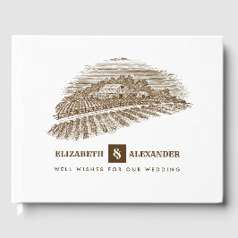 Bauernhof Zeichnend Rustikale Hochzeit Gästebuch